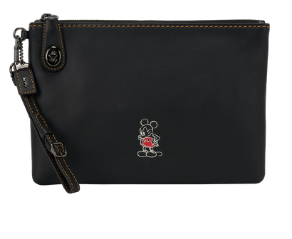 Coach X Disney  Wristlet/Pouch, &pound;110, Handbags, Black, Leather, Front view